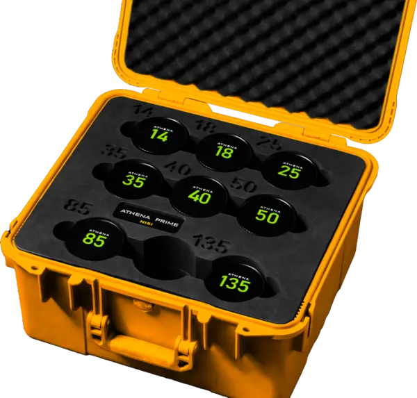 NiSi Cine Hard Shell Case For 9pcs Athena Lenses, husa protectie foto
