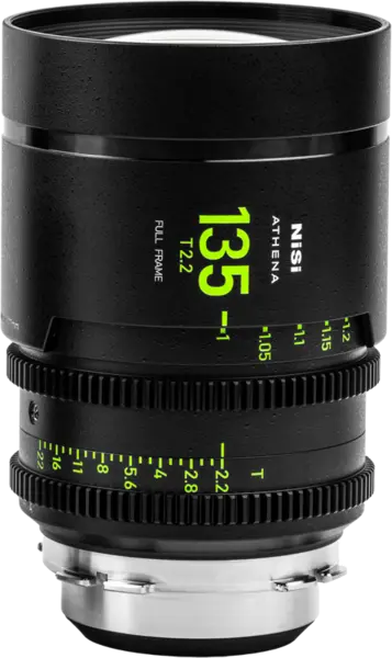NiSi Cine Lens Athena Prime 135mm T2.2 E-Mount, obiective cinematice