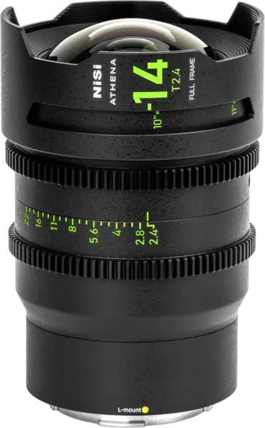 NiSi Cine Lens Athena Prime 14mm T2.4 L-Mount, obiectiv foto