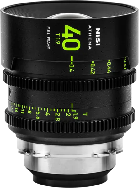 NiSi Cine Lens Athena Prime 40mm T1.9 PL-Mount, obiective cinematice