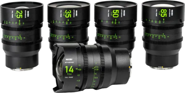 NiSi Cine Lens Set Athena Prime E-Mount (Without Drop-In Filter), obiective foto