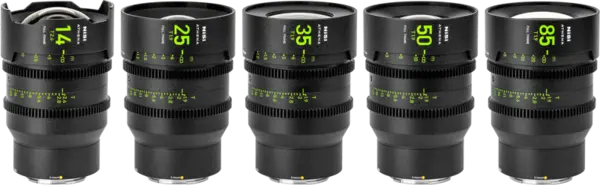 NiSi Cine Lens Set Athena Prime E-Mount (Without Drop-In Filter), obiective foto