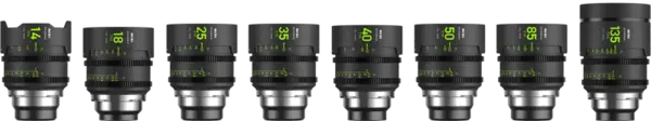 NiSi Cine Lens Set Athena Prime Master (8 Lenses)PL-Mount, obiective cinematice