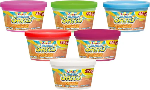 Nisip de joacă Craze - Magic Sand, 85 g, asortat