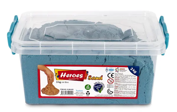 Nisip de joacă Heroes - Albastru, 3000 g