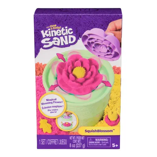 Nisip kinetic Kinetic Sand - Squish Blossom, 227 g
