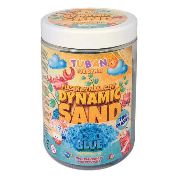 Nisip senzorial modelabil - albastru, 1 kg