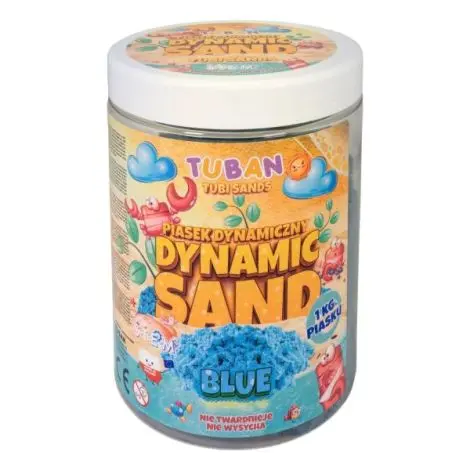 Nisip Senzorial Modelabil - albastru, 1 kg Tuban TU3554