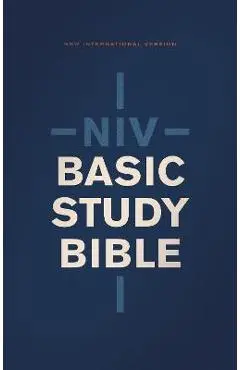 Niv, Basic Study Bible, Economy Edition, Paperback, Blue, Red Letter - Zondervan