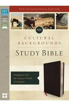 NIV, Cultural Backgrounds Study Bible, Bonded Leather, Black: Bringing to Life the Ancient World of Scripture - Craig S. Keener