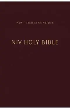 Niv, Holy Bible, Compact, Paperback, Burgundy, Comfort Print - Zondervan