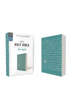 Niv, Holy Bible for Girls, Soft Touch Edition, Leathersoft, Teal, Comfort Print - Zondervan