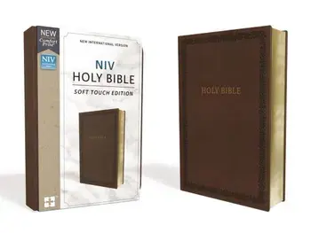 NIV, Holy Bible, Soft Touch Edition, Imitation Leather, Brown, Comfort Print/Zondervan