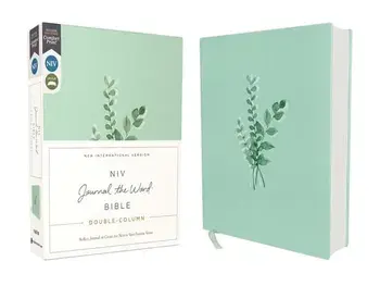 Niv, Journal the Word Bible, Double-Column, Cloth Over Board, Teal, Red Letter Edition, Comfort Print: Reflect, Take Notes, or Create Art Next to Your/***