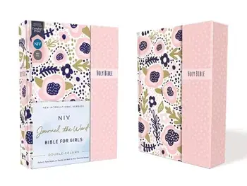 Niv, Journal the Word Bible for Girls, Double-Column, Hardcover, Pink, Magnetic Closure, Red Letter, Comfort Print: Reflect, Take Notes, or Create Art/***