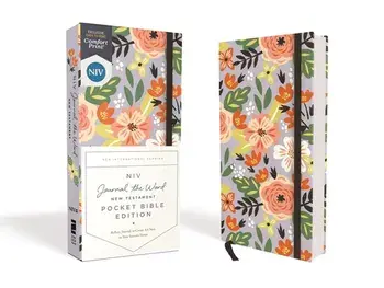 Niv, Journal the Word New Testament, Pocket Bible Edition, Hardcover, Floral, Red Letter, Comfort Print, Hardcover/***