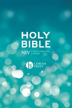 NIV Larger Print Blue Hardback Bible, Hardback/***
