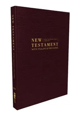 Niv, New Testament with Psalms and Proverbs, Pocket-Sized, Paperback, Burgundy, Comfort Print - Zondervan