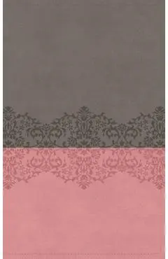 Niv, Quest Study Bible, Leathersoft, Gray/Pink, Thumb Indexed, Comfort Print: The Only Q and A Study Bible - Christianity Today Intl