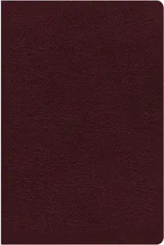 NIV, Reference Bible, Giant Print, Bonded Leather, Burgundy, Red Letter Edition, Indexed, Comfort Print, Hardcover/Zondervan