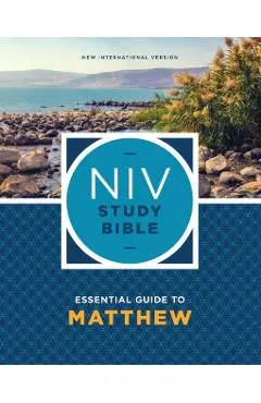NIV Study Bible Essential Guide to Matthew, Paperback, Red Letter, Comfort Print - Kenneth L. Barker