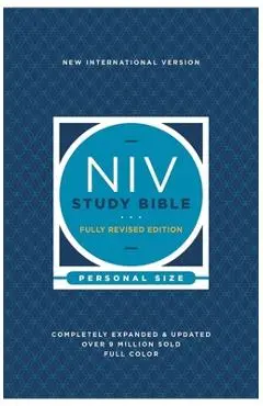 NIV Study Bible, Fully Revised Edition, Personal Size, Paperback, Red Letter, Comfort Print - Kenneth L. Barker
