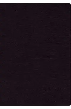 NIV, Thinline Bible, Giant Print, Bonded Leather, Black, Indexed, Red Letter Edition - Zondervan