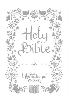 NIV Tiny White Christening Bible, Hardback/***
