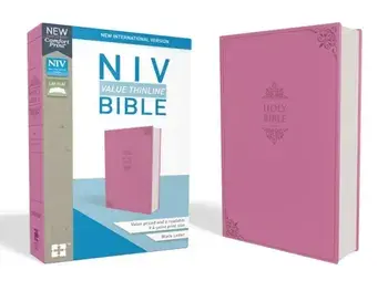 NIV, Value Thinline Bible, Imitation Leather, Pink, Hardcover/Zondervan