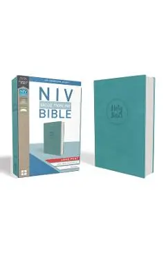 NIV, Value Thinline Bible, Large Print, Imitation Leather, Blue - Zondervan