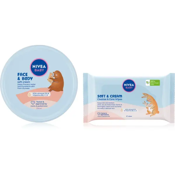 NIVEA BABY Soft set pentru pielea bebelusului