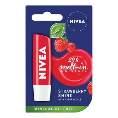 Nivea balsam de buze cu aroma de capsuni, 4.8g Zephyr Labs