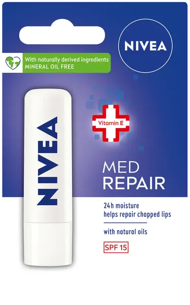 Nivea Balsam de buze Med Repair, 4.8 g