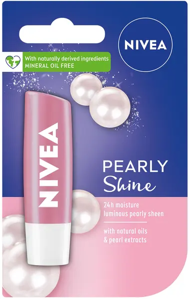 Nivea Balsam de buze Pearly Shine, 4.8 g