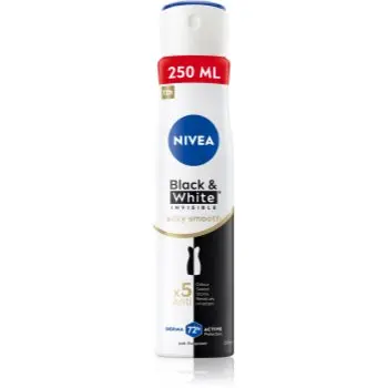 NIVEA Black & White Invisible Silky Smooth spray anti-perspirant pentru femei
