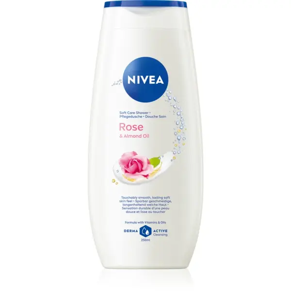 NIVEA Care & Roses gel calmant pentru dus 250 ml