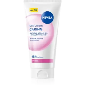 NIVEA Caring crema de zi hranitoare pentru tenul uscat