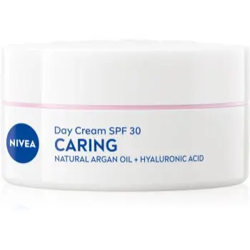 NIVEA Caring crema de zi hranitoare pentru tenul uscat