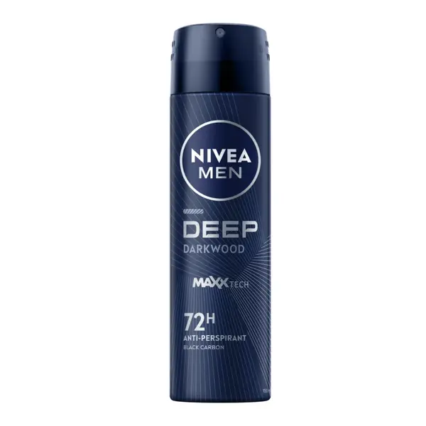 Nivea Deodorant spray, Barbati, 150 ml, Deep Darkwood