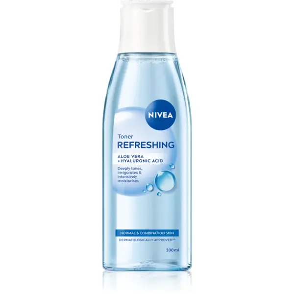 NIVEA Face Cleansing apa pentru curatarea tenului pentru piele normală și mixtă 200 ml