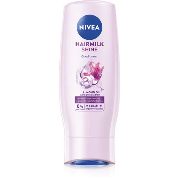 NIVEA Hairmilk Natural Shine balsam de îngrijire 200 ml
