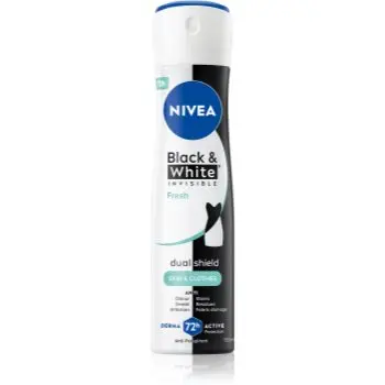 NIVEA Invisible Black & White Fresh spray anti-perspirant pentru femei