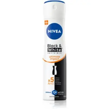 NIVEA Invisible Black & White Ultimate Impact spray anti-perspirant pentru femei