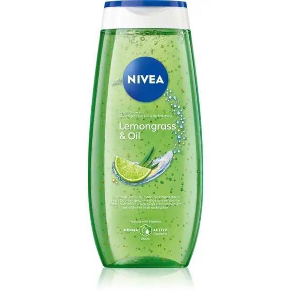Nivea Lemongrass & Oil gel de dus revigorant 250 ml