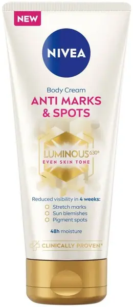 Nivea Loțiune de corp împotriva vergeturilor și petelor pigmentare Luminous, 200 ml
