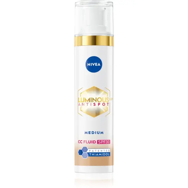 NIVEA Luminous 630 Anti Spot crema CC iluminatoare SPF 30 culoare Medium 40 ml