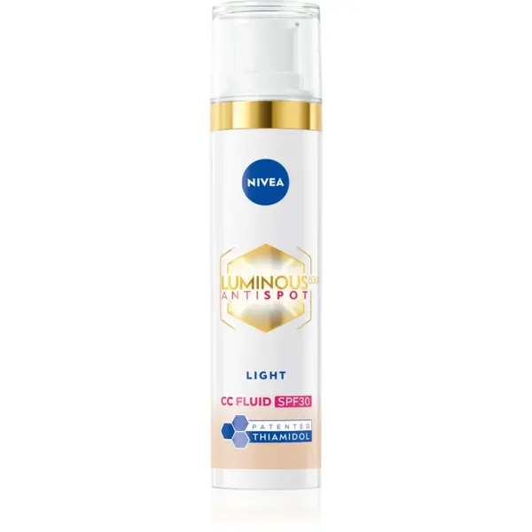 NIVEA Luminous 630 Anti Spot crema CC iluminatoare SPF 30 culoare Light 40 ml