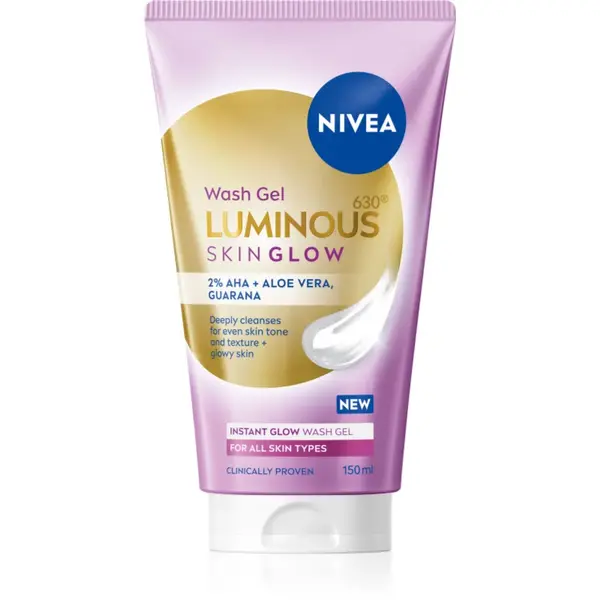 NIVEA Luminous Skin Glow gel de curatare facial pentru o piele mai luminoasa 150 ml