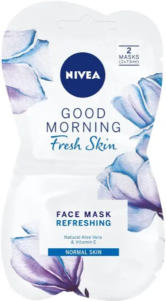 Nivea Mască facială hidratantă foaie, 2 х 7.5 ml