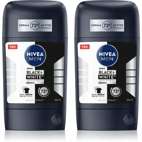 NIVEA MEN Black & White Invisible Original antiperspirant puternic ambalaj economic